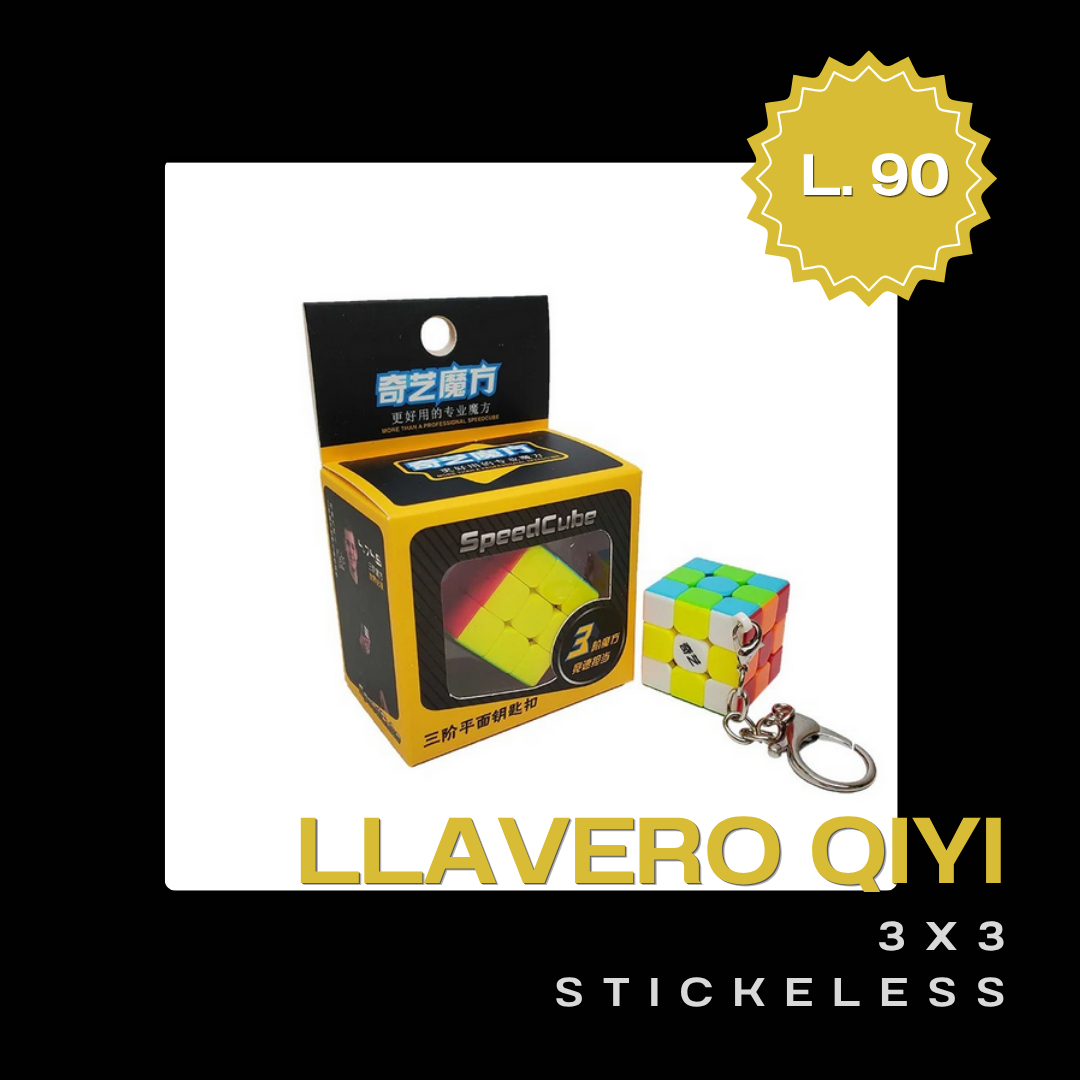 Llavero Qiyi 3X3 Stickerless