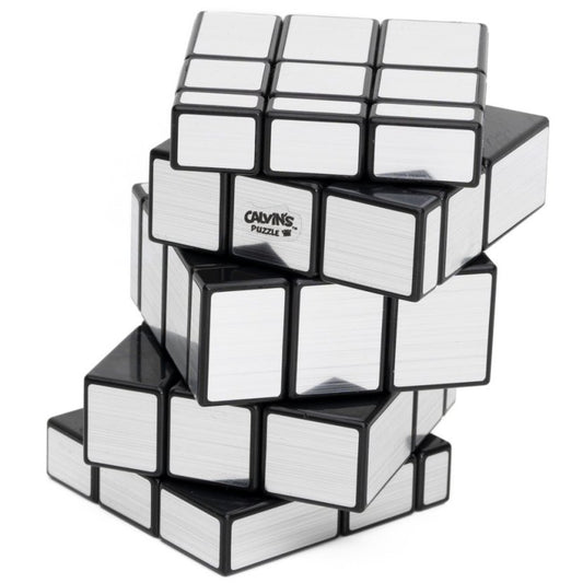 Calvin's Puzzle 3x3x5 Siamese Mirror Short Cube(84mm) silver