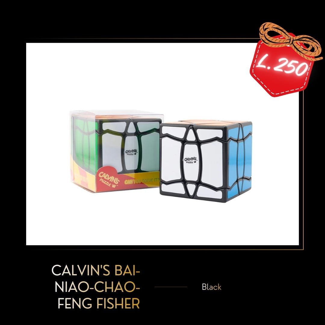 Calvin'S Puzzle Bai-Niao-Chao-Feng Fisher Cube Black