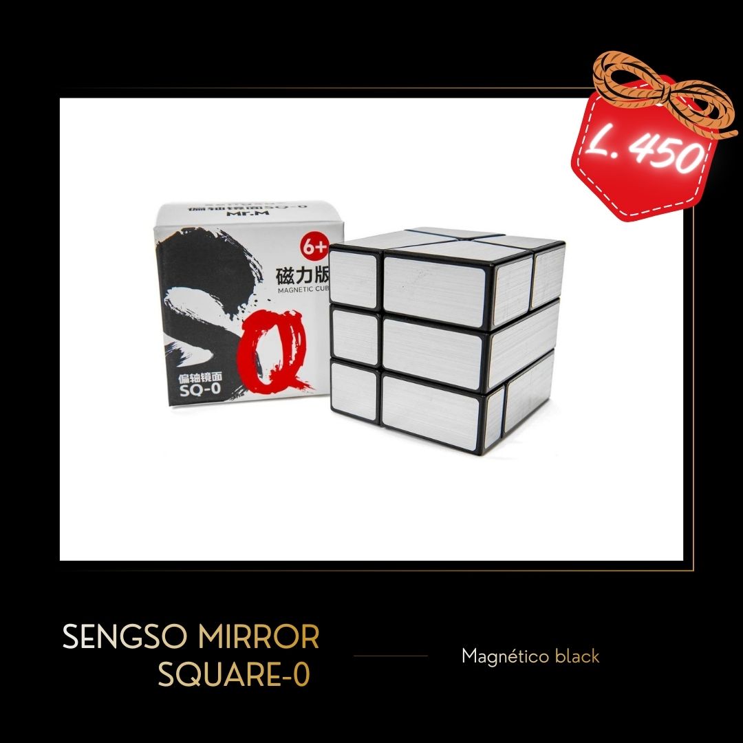 Sengso Axis Mirror Sq0 Black
