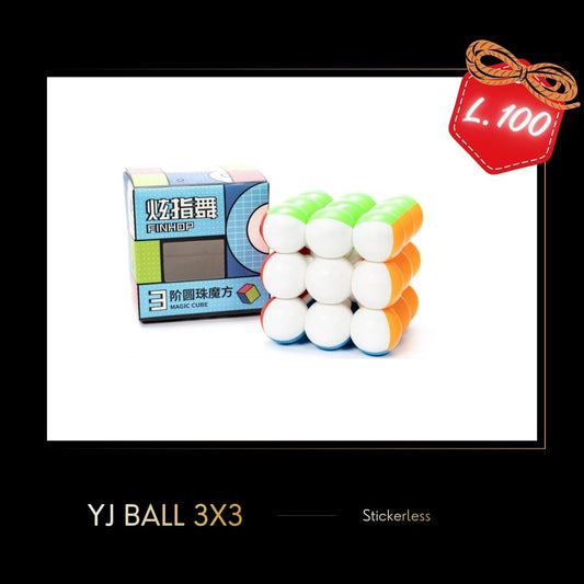 Yj 3X3X3 Ball Cube Stickerless