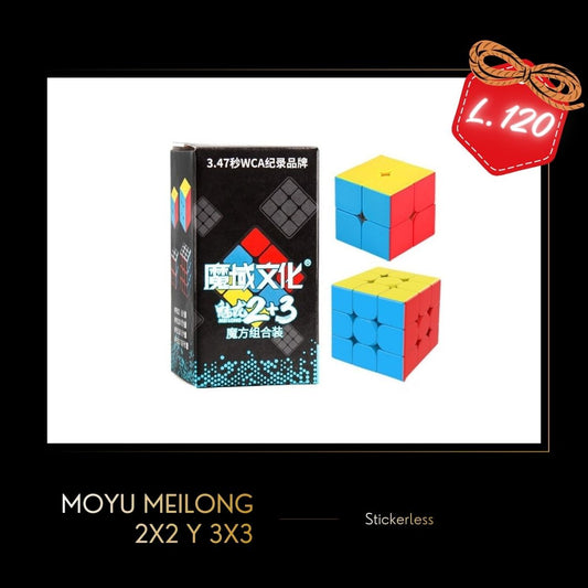 Moyu Meilong 2X2 3X3 Cube Gift Box Stickerless