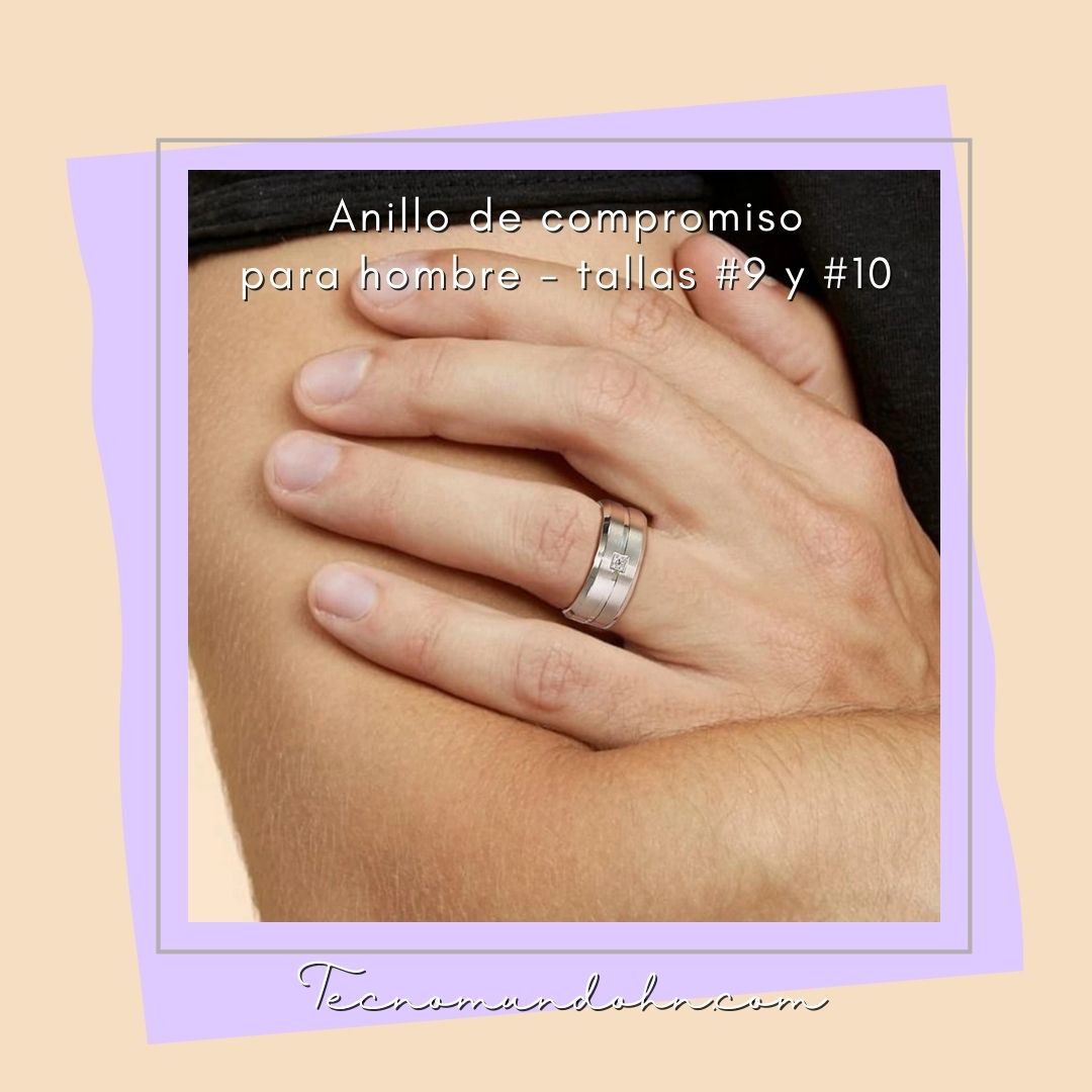 Anillo De Compromiso Para Hombre  #9, #10