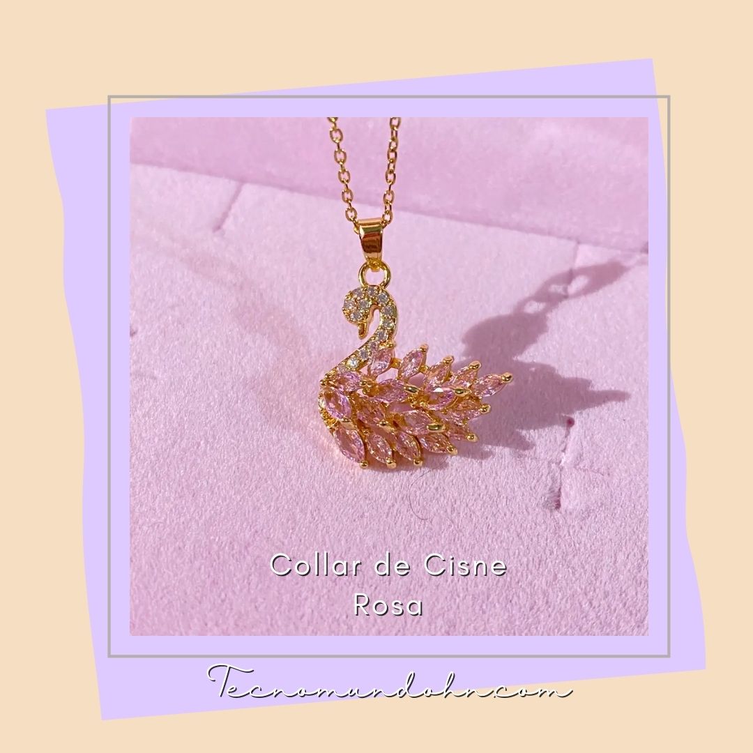 Collar De Cisne Rosa