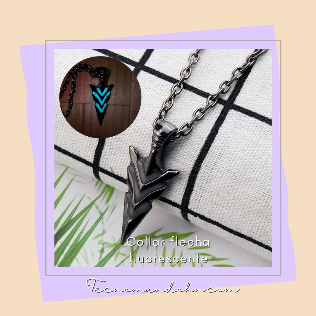 Collar Flecha Fluorescente