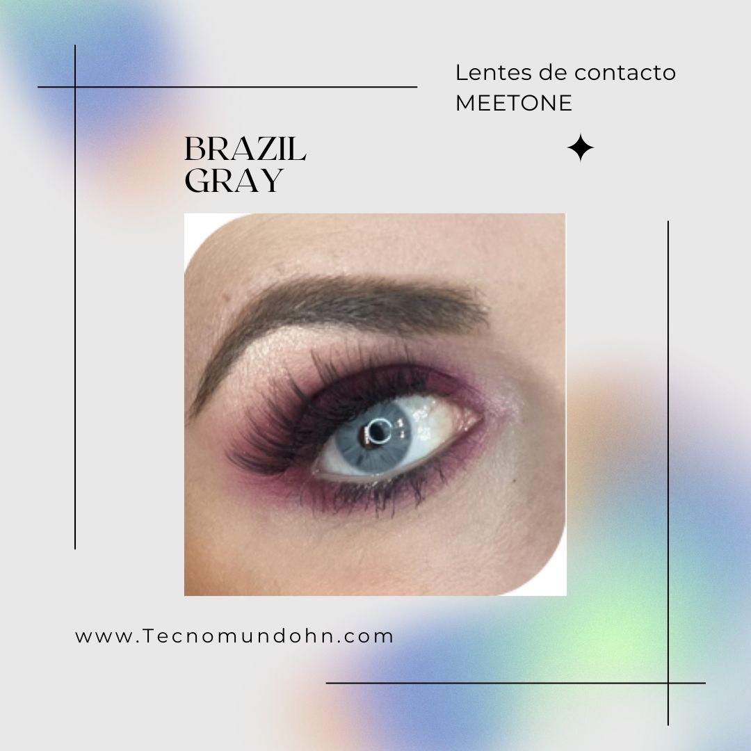 Lente De Contacto Brazil Gray
