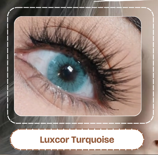 Lente De Contacto Luxcor Turquoise