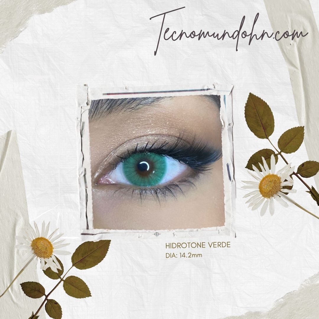 Lente De Contacto Hidrotone Verde