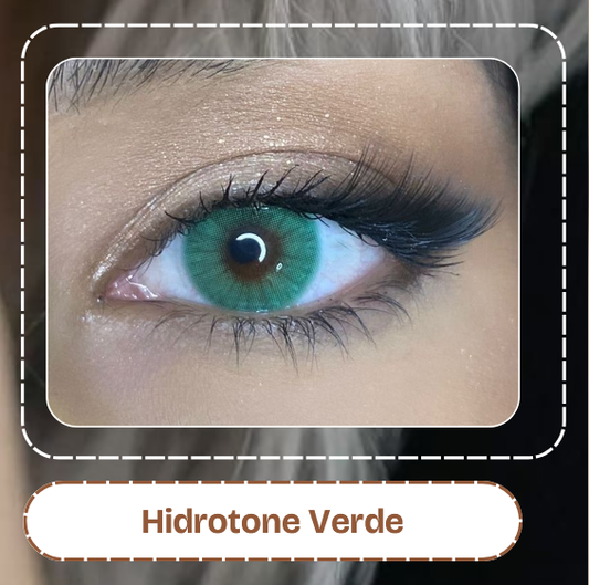 Lente De Contacto Hidrotone  Verde