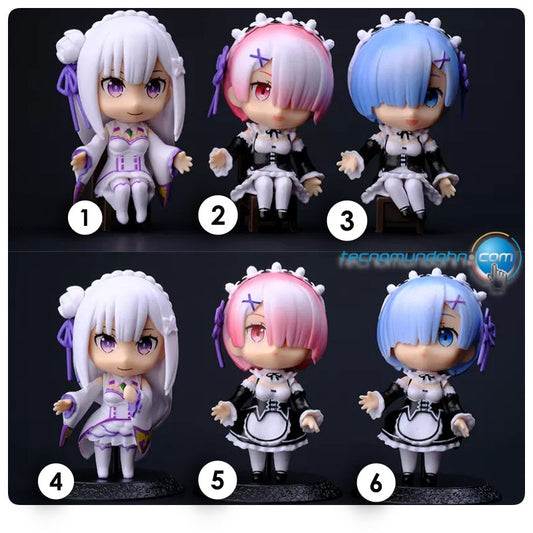 Figuras Re:Life In A Different World From Zero