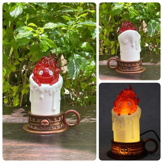 Figura Calcifer Flame (Con Luz) | Studio Ghibli
