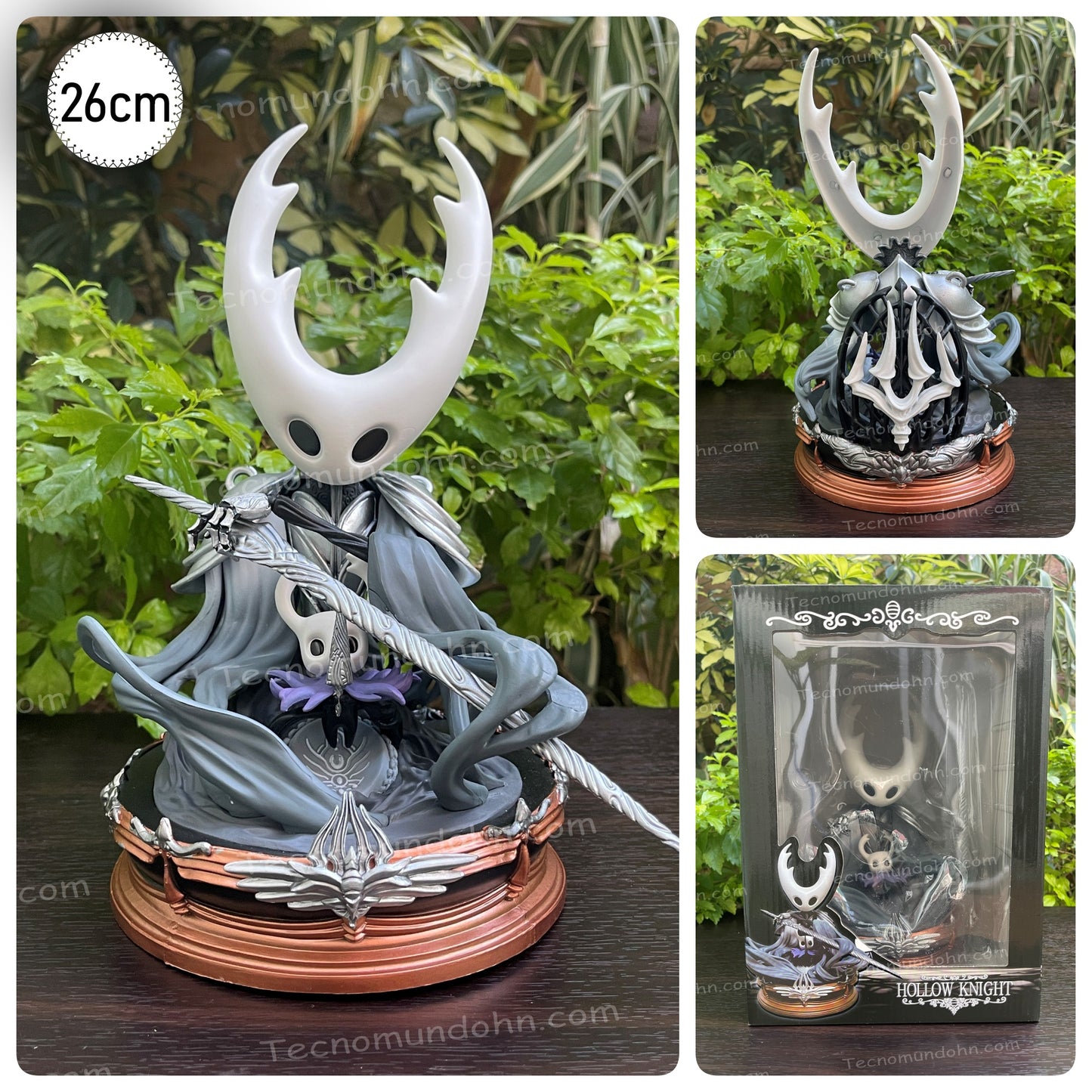 Figura Vasija Pura Y El Caballero | Hollow Knight 26Cm
