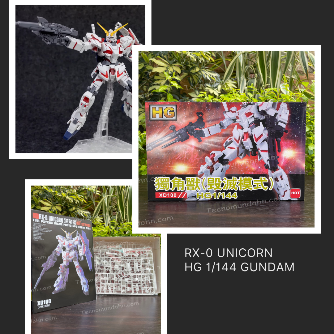 Modelo Rx-0 Gundam Unicorn Hg 1/144