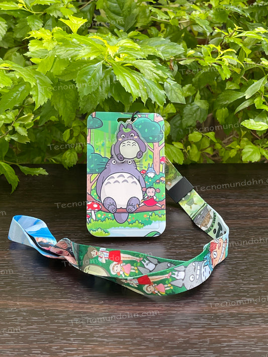 Totoro Lanyard + Portacarnet Studio Ghibli