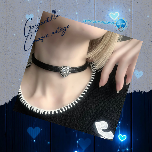 Gargantilla Corazón Vintage