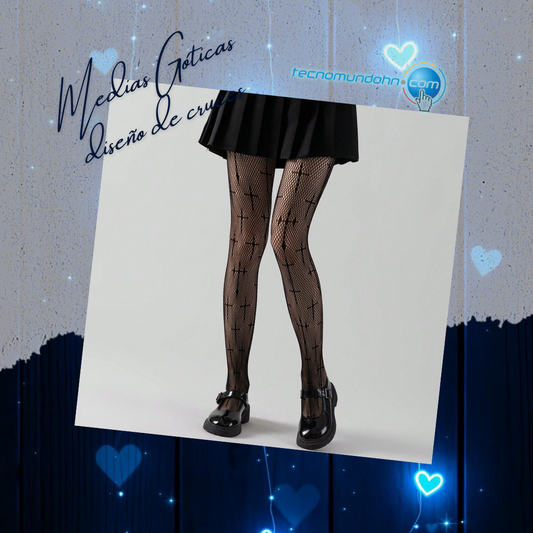 Medias Góticas Diseño De Cruces