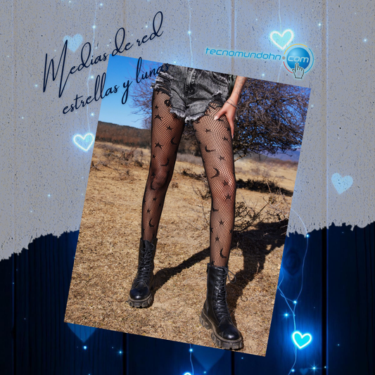 Medias De Red Estrellas Y Lunas