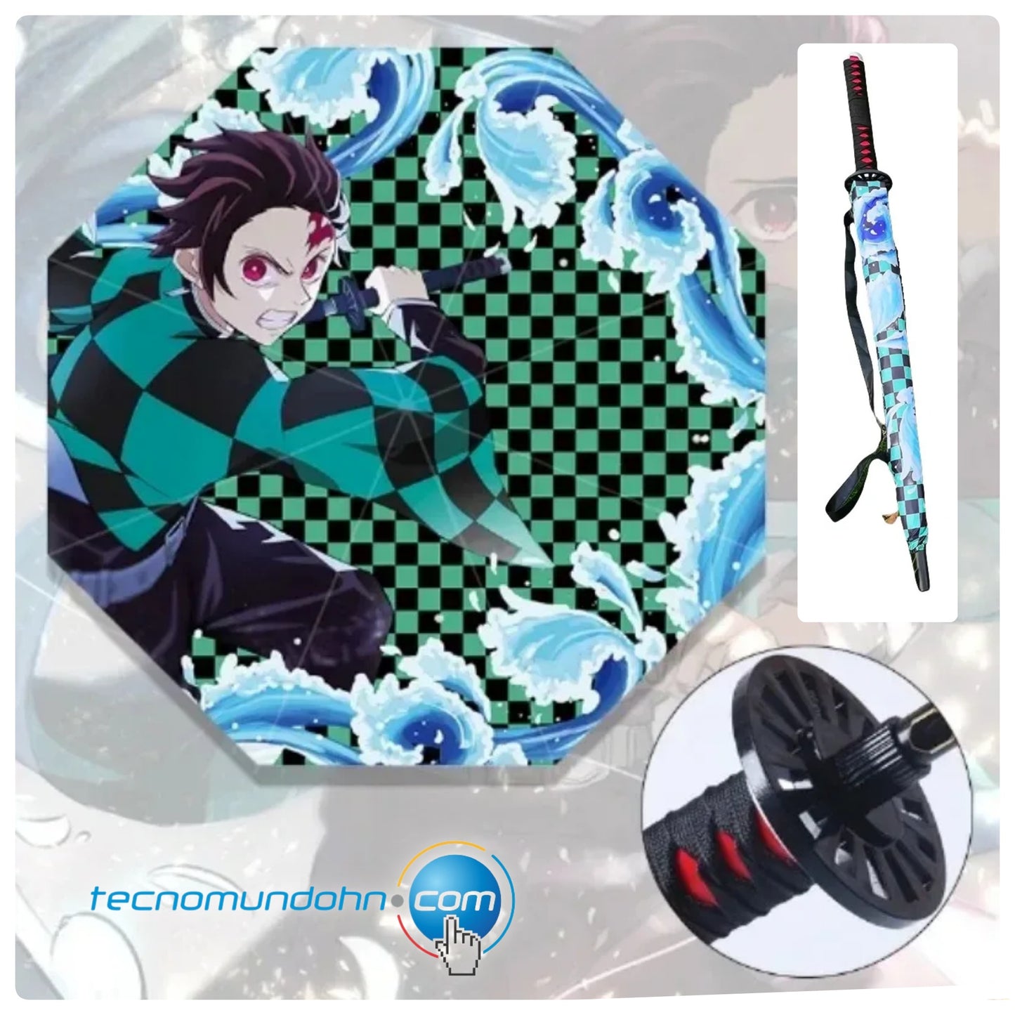 Paraguas Espada Tanjiro De Demon Slayer