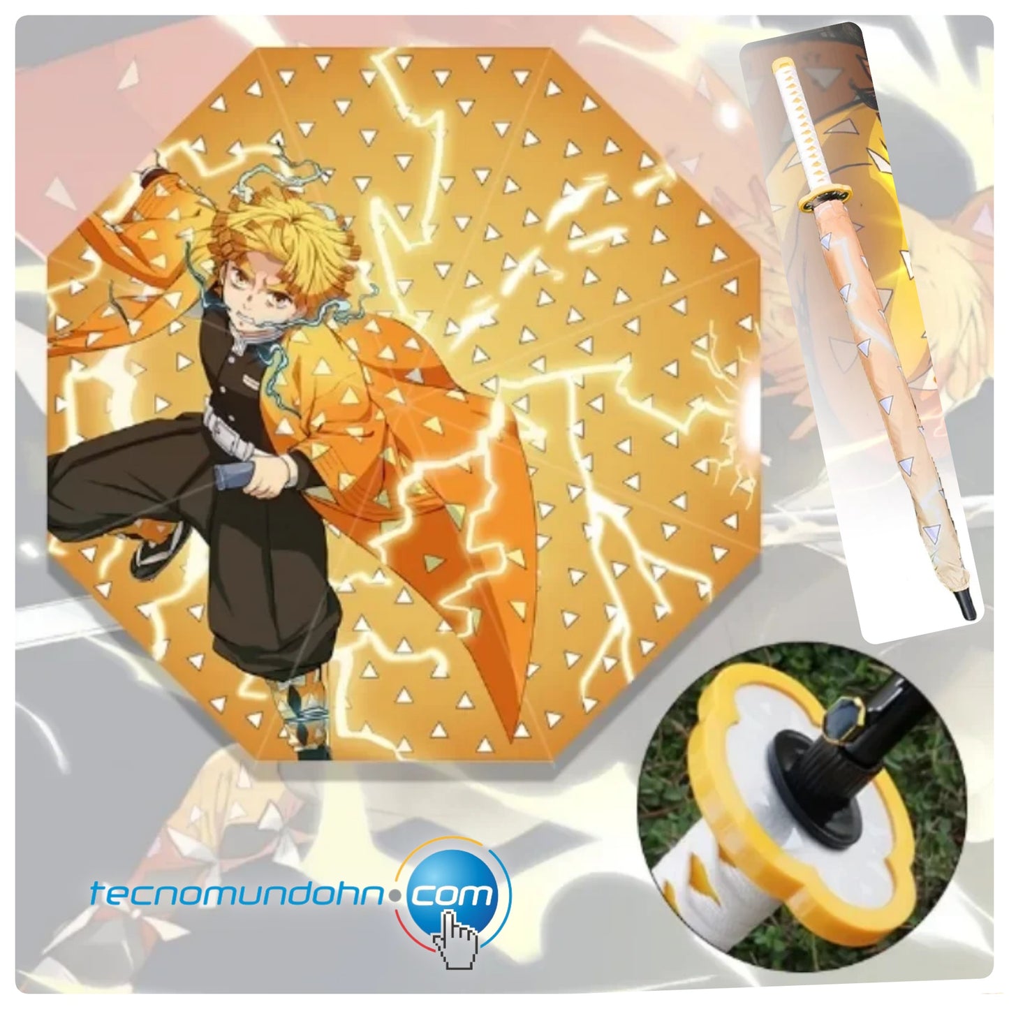 Paraguas Espada Zenitsu De Demon Slayer