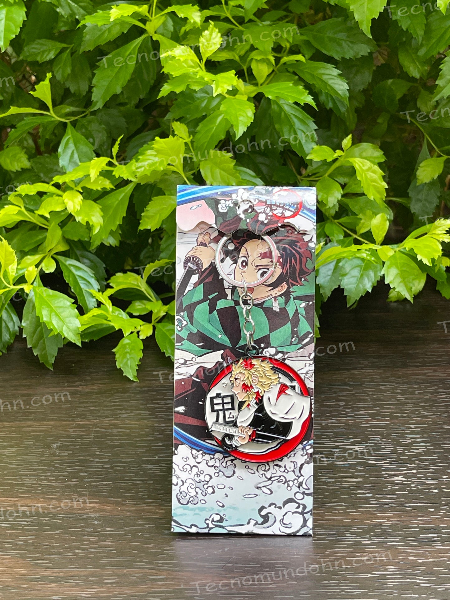 Llavero Giratorio  Rengoku Demon Slayer