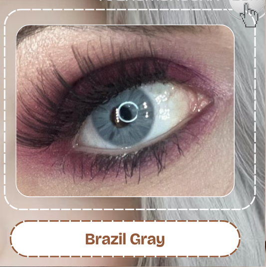 Lente De Contacto Brazil Gray