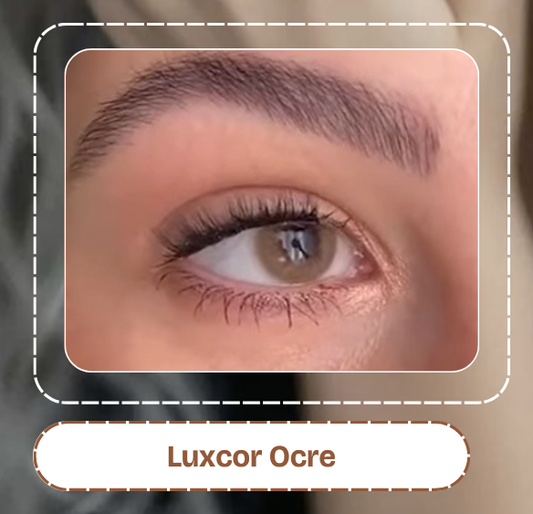 Lente De Contacto Luxcor Ocre