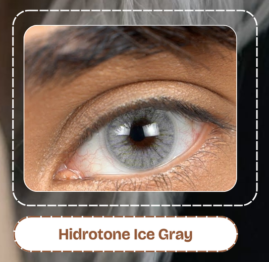Lente De Contacto Hidrotone Ice Gray