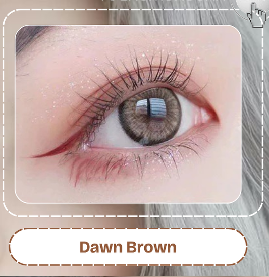 Lente De Contacto Dawn Brown