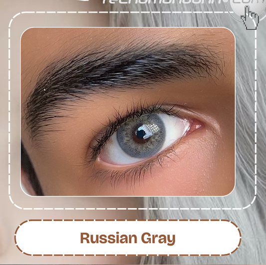 Lente De Contacto Russian Gray