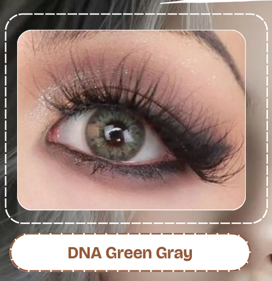Lente De Contacto Dna Green Gray
