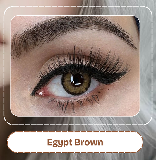 Lente De Contacto Egypt Brown