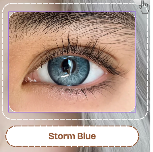 Lente De Contacto Storm Blue