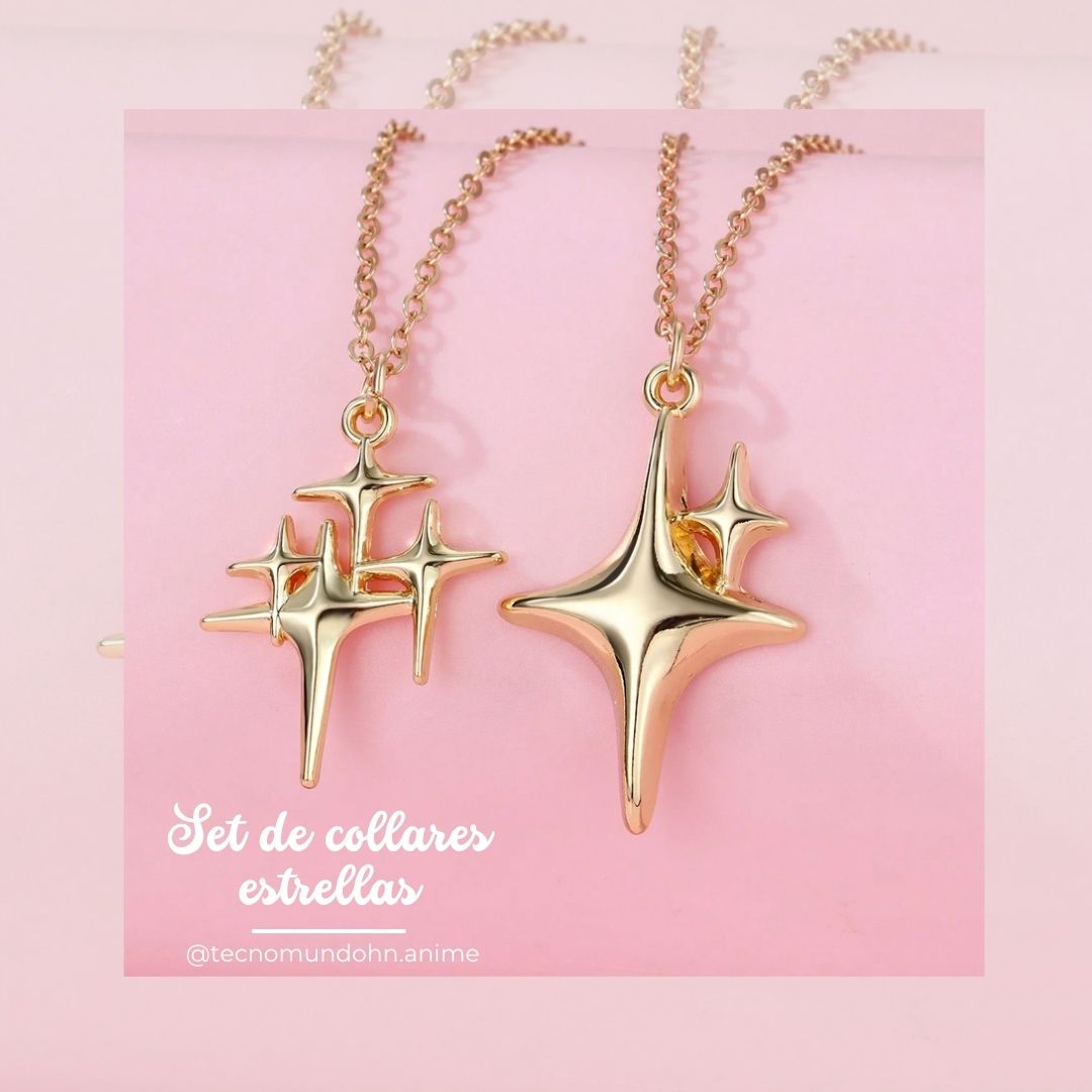 Set De 2 Collares Estrellas