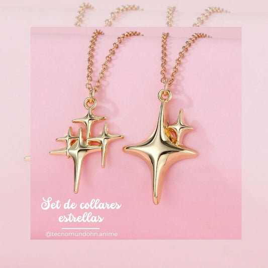 Set De 2 Collares Estrellas