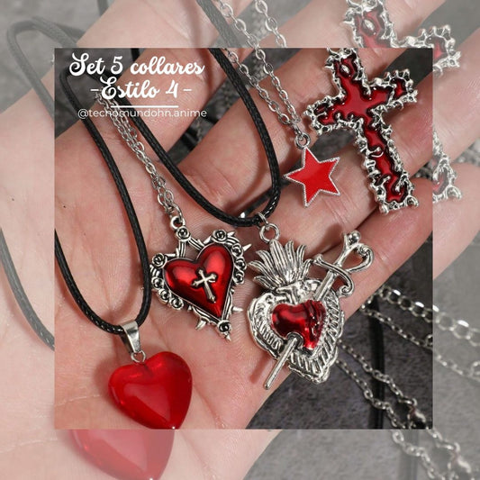 Set 5 Collares - Estilo 4