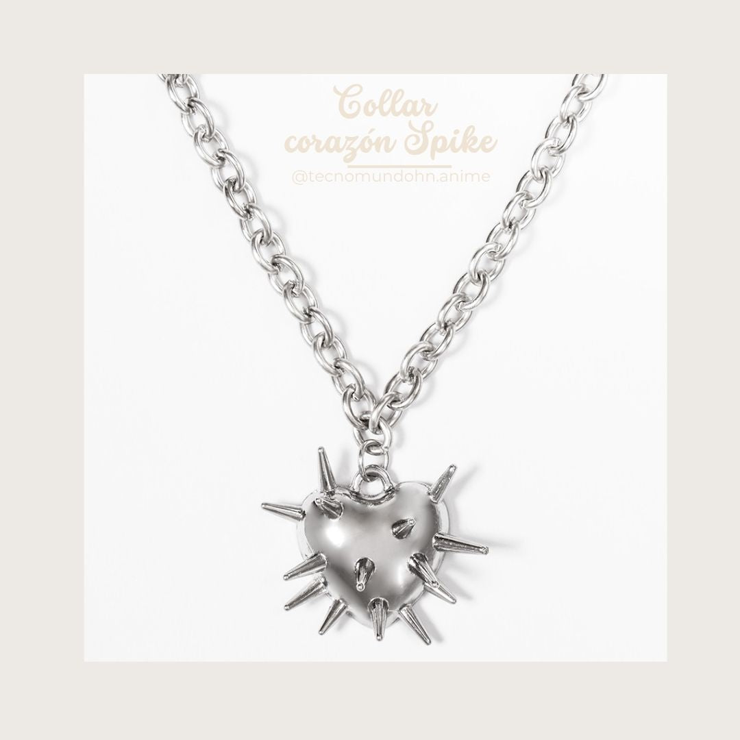 Collar Corazón Spike