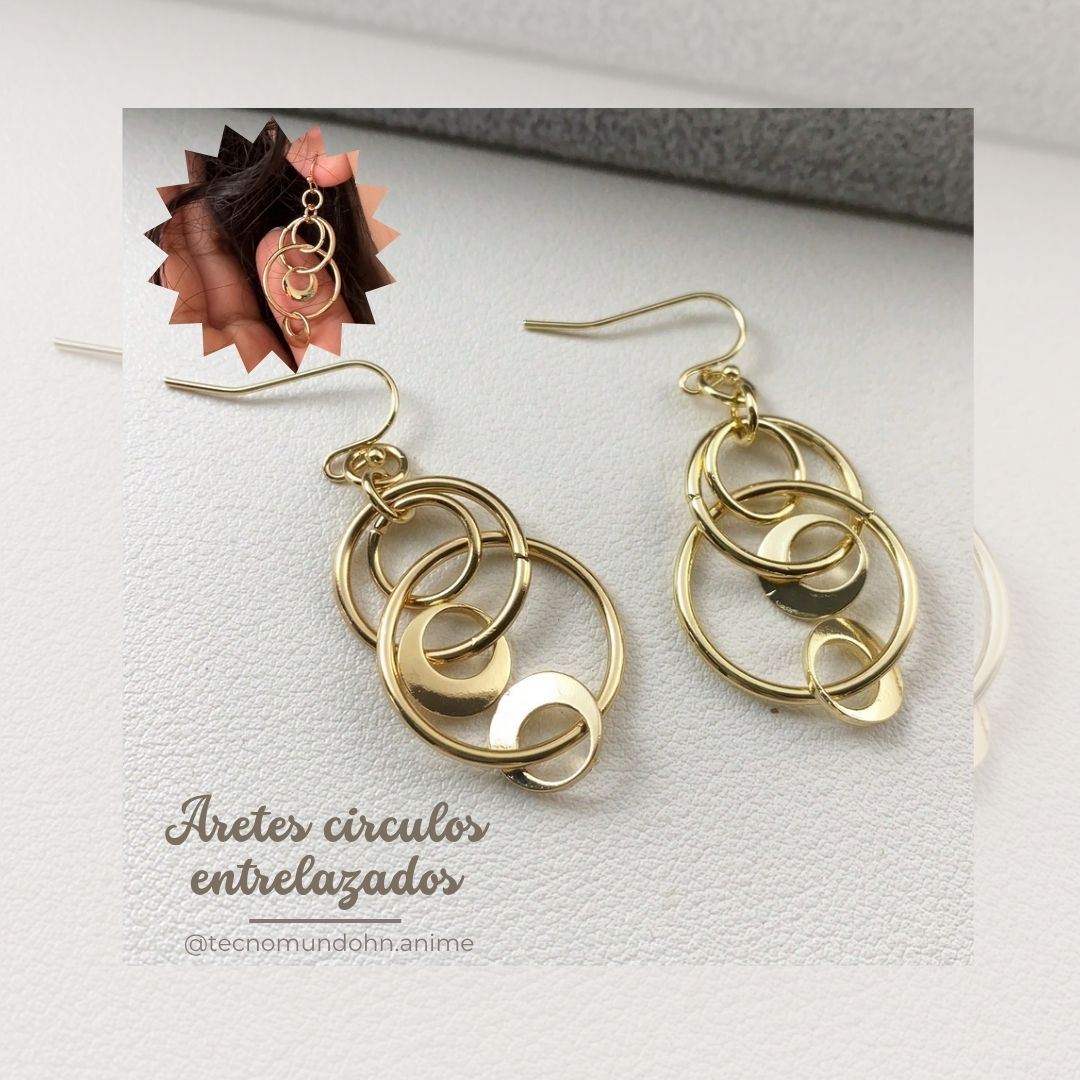 Aretes Circulos Entrelazados