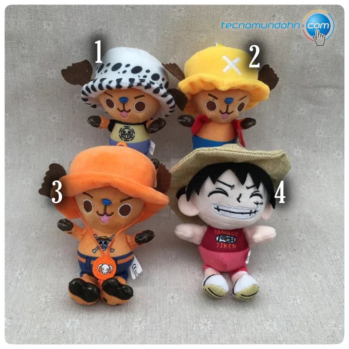Llaveros De Peluche One Piece