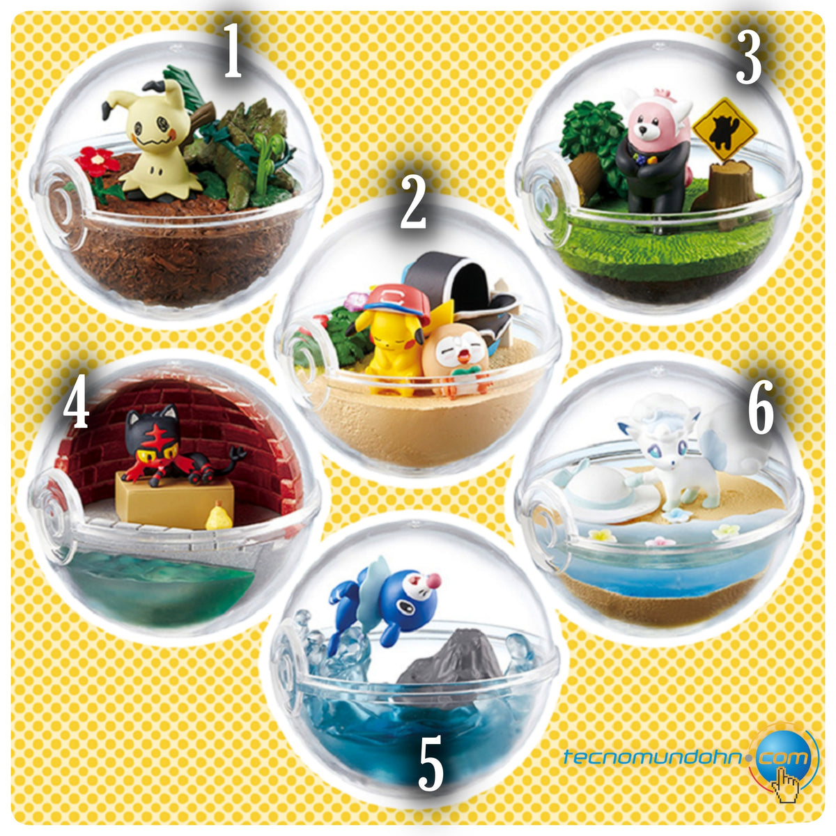Figuras Pokémon Terrarium Collection 03