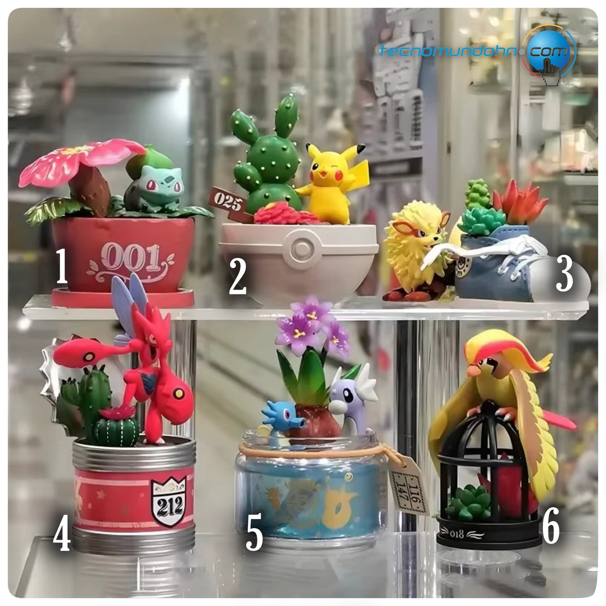 Figuras Pokémon Botánicas