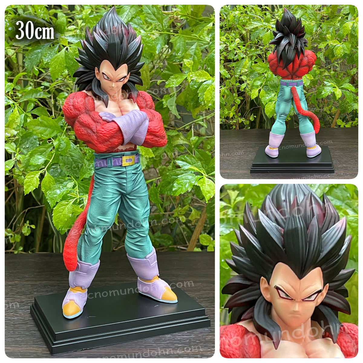 Figura De Vegeta Ssj4 (Cabezas Intercambiables) 30Cm | Dragon Ball