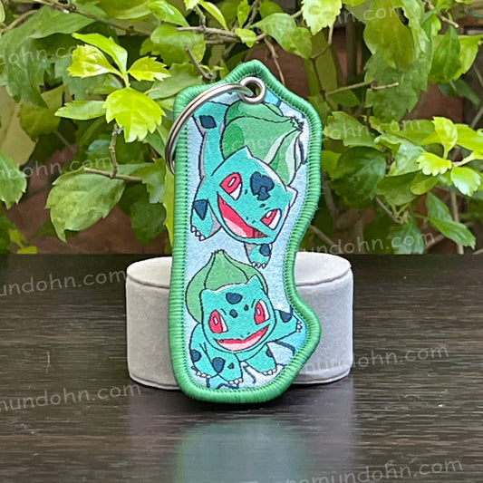 Llavero Bordado Tipo Jet Tag Bulbasaur | Pokémon