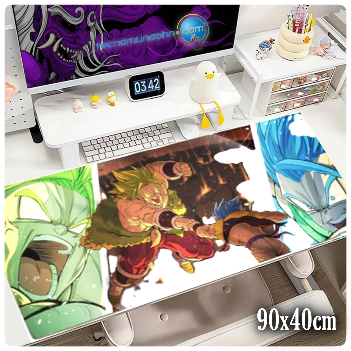 Mouse Pad Broly Y Gogeta | Dragon Ball