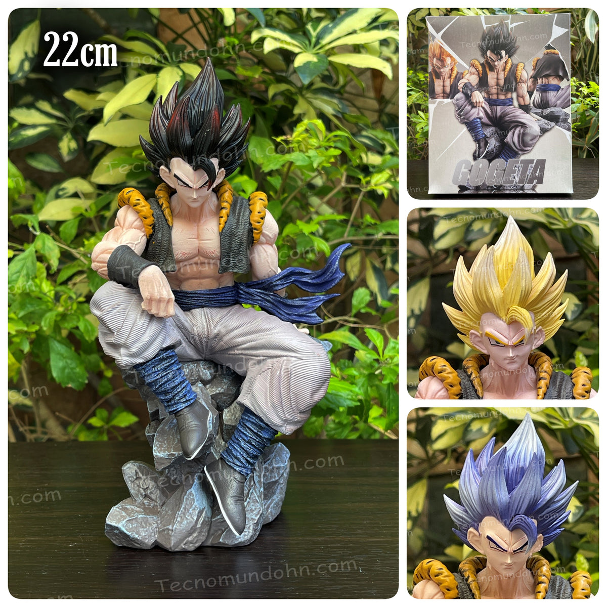 Figura Gogeta (Cabezas Intercambiables) 22Cm | Dragon Ball
