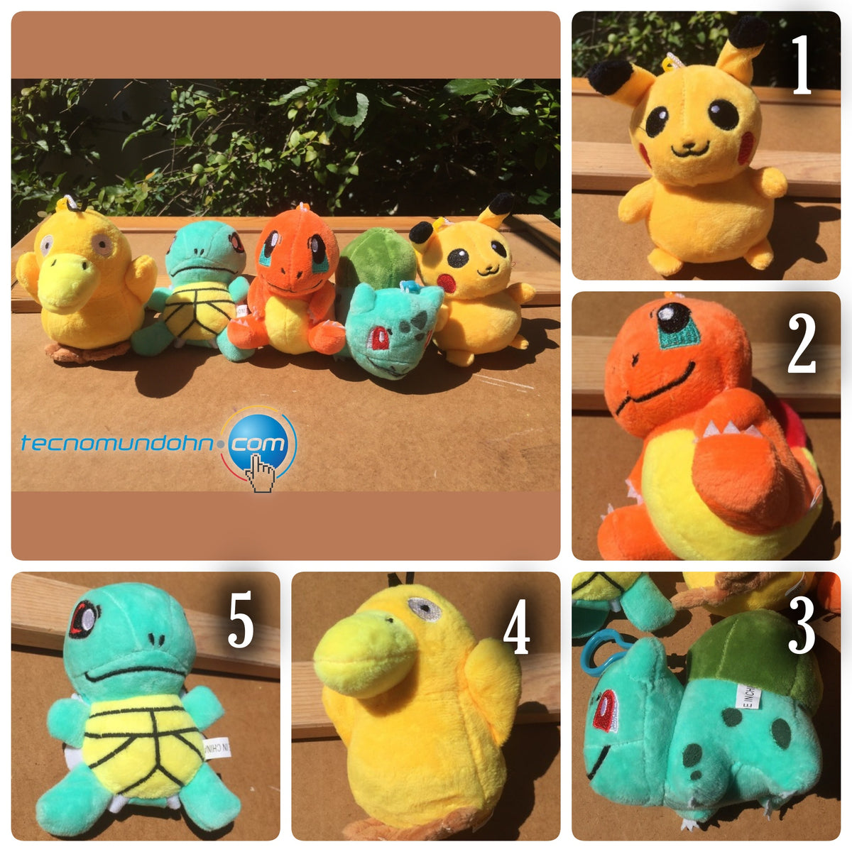 Llaveros De Peluche Pokémon