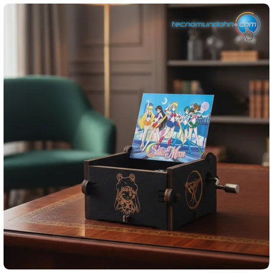 Cajita Musical De Madera Sailor Moon 02