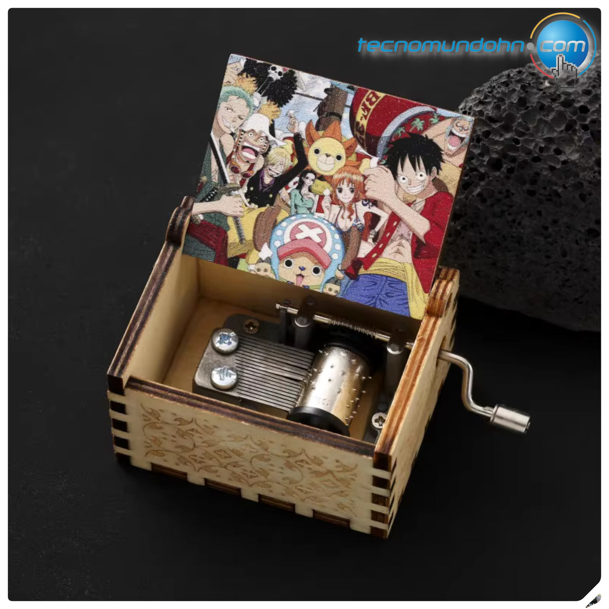 Cajita Musical De Madera One Piece