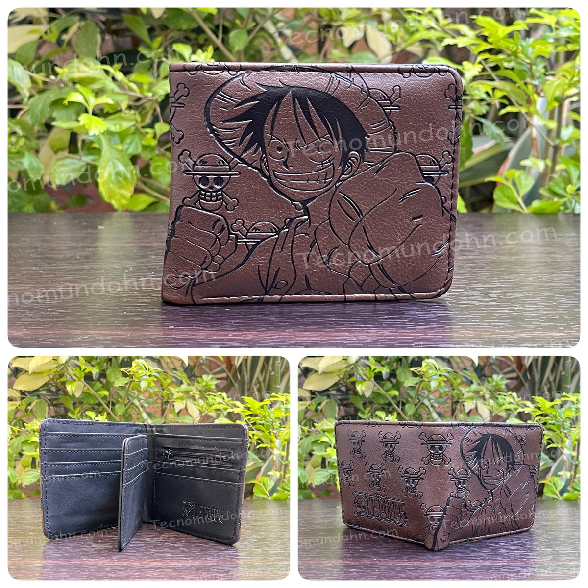 Billetera Luffy Y Emblema Calavera Pirata | One Piece