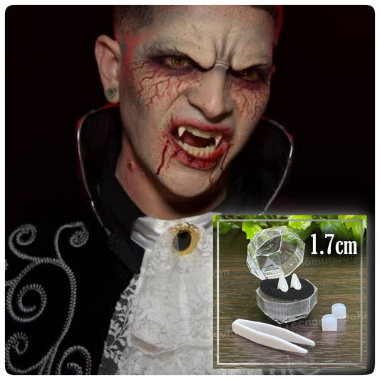 Colmillos Postizos De Vampiro 17Mm