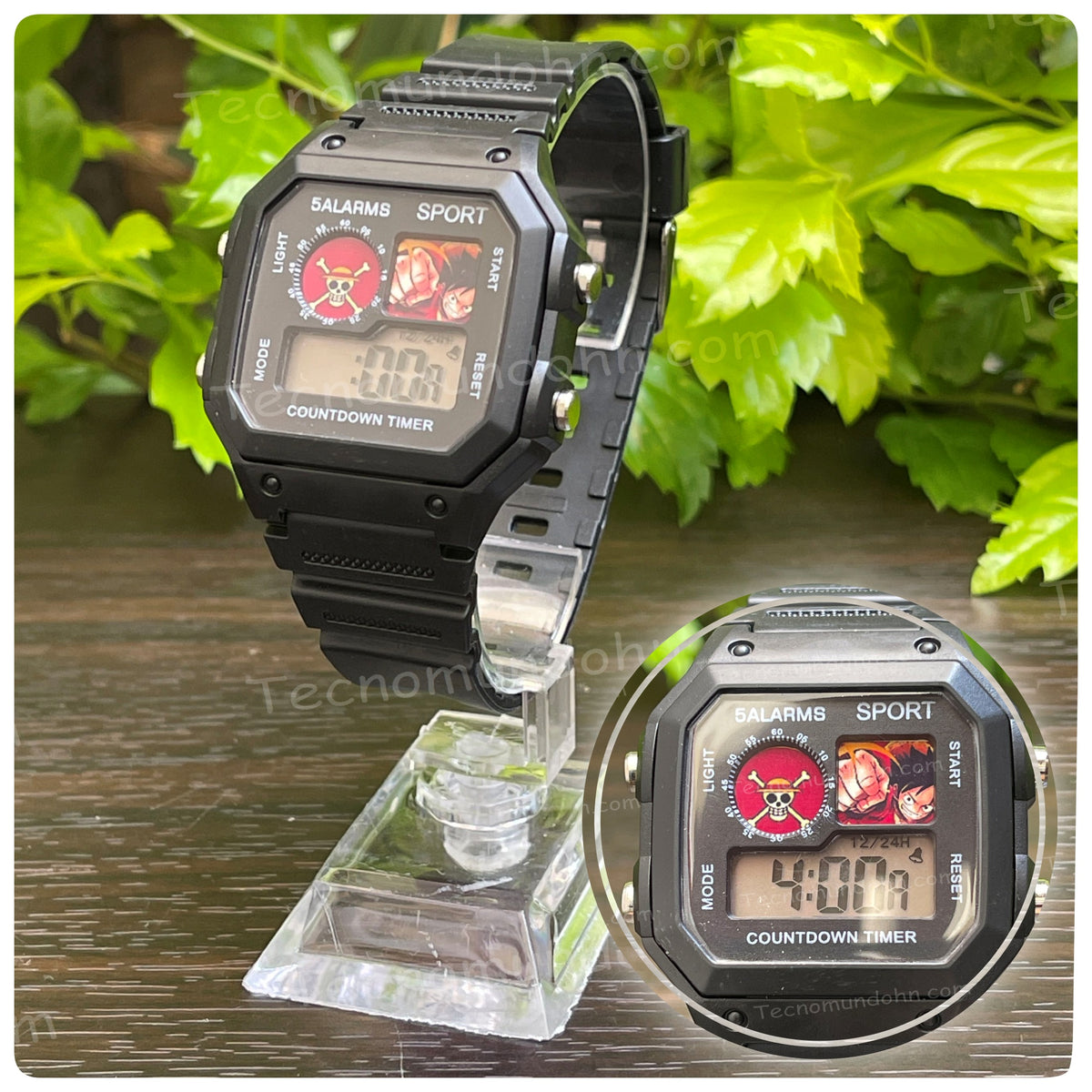 Reloj Digital Deportivo Cuadrado Luffy | One Piece